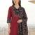 Women Ethnic Motifs Regular Pure Cotton Kurta with Trousers & With Dupatta