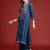 Ethnic Motifs Printed Thread Work Kurta with Trousers & Dupatta