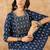 Ethnic Motifs Printed Straight Sequinned Kurta with Trousers