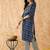 Ethnic Motifs Printed Straight Sequinned Kurta with Trousers