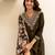 Ethnic Motifs Embroidered Regular Thread Work Kurta with Salwar & With Dupatta
