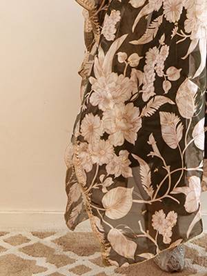 Ethnic Motifs Embroidered Regular Thread Work Kurta with Salwar & With Dupatta 4