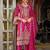 Ethnic Motifs Embroidered Zari Organza Straight Kurta & Trousers With Dupatta