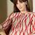 Women Ethnic Motifs Printed Pleated Pure Cotton Kurta with Trousers