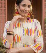 Women Printed Regular Pure Cotton Kurta with Trousers