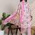 Women Floral Printed Regular Thread Work Pure Cotton Kurta with Trousers & With Dupatta