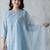 Women Ethnic Motifs Embroidered Regular Sequinned Kurta with Trousers & With Dupatta