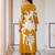 Floral Printed V-Neck A-Line Kurta With Salwar