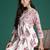 Women Floral Printed Empire Pure Cotton Kurta with Trousers