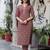 Women Printed Regular Pure Cotton Kurta with Trousers