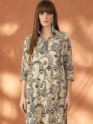 Women Printed Regular Pure Cotton Kurta with Trousers 2