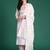 Embroidered Thread Work Pure Cotton Kurta With Trousers & Dupatta