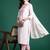Embroidered Thread Work Pure Cotton Kurta With Trousers & Dupatta