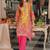 Women Ethnic Motifs Printed Regular Mirror Work Kurta with Palazzos & With Dupatta