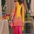 Women Ethnic Motifs Printed Regular Mirror Work Kurta with Palazzos & With Dupatta