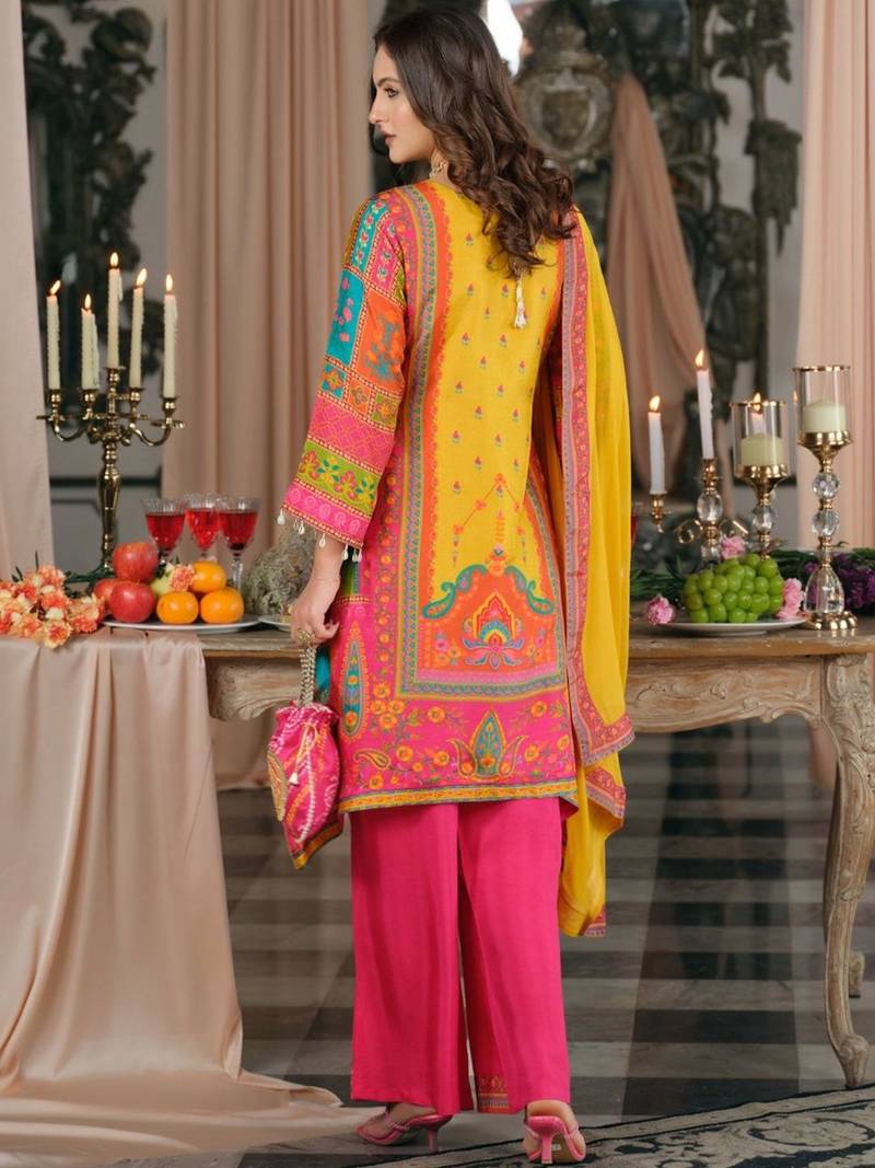 Women Ethnic Motifs Printed Regular Mirror Work Kurta with Palazzos & With Dupatta