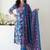 Women Floral Printed Regular Pure Cotton Kurta with Trousers & With Dupatta