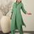 Ethnic Motifs Embroidered Thread Work Pure Cotton Kurta With Trousers