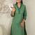 Ethnic Motifs Embroidered Thread Work Pure Cotton Kurta With Trousers