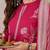 Women Embroidered Beads and Stones  Cotton Kurta with Trousers & Dupatta