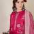 Women Embroidered Beads and Stones  Cotton Kurta with Trousers & Dupatta