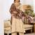 Women Ethnic Motifs Embroidered Regular Thread Work Kurta with Patiala & With Dupatta