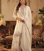 Women Ethnic Motifs Embroidered Kurta with Palazzos & Dupatta