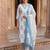 Women Floral Printed Regular Sequinned Pure Cotton Kurta with Trousers & With Dupatta