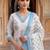 Women Floral Printed Regular Sequinned Pure Cotton Kurta with Trousers & With Dupatta