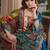 Women Ethnic Motifs Printed Regular Mirror Work Kurta with Palazzos & With Dupatta