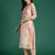 Women Floral Embroidered Thread Work Cotton Kurta with Trousers & With Dupatta