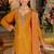 Women Ethnic Motifs Embroidered Empire Thread Work Kurta with Sharara & With Dupatta