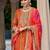 Ethnic Motifs Embroidered Sequinned Anarkali Kurta with Trouser & Dupatta