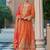 Ethnic Motifs Embroidered Sequinned Anarkali Kurta with Trouser & Dupatta