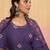 Floral Printed Round Neck Pure Cotton Anarkali With Trousers & Dupatta