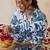 Women Floral Printed Regular Kurta with Trousers