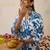 Women Floral Printed Regular Kurta with Trousers