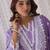 Floral Embroidered Round Neck Pure Cotton Straight Kurta with Trousers & Dupatta
