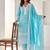 Women Ethnic Motifs Embroidered Regular Chikankari Pure Cotton Kurta with Trousers & With Dupatta