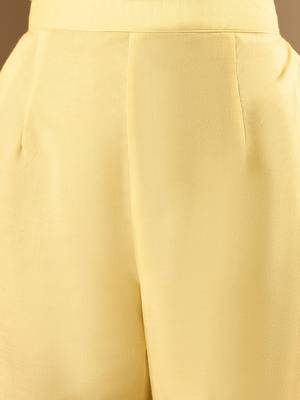 Floral Embroidered Thread Work Pure Cotton Straight Kurta With Trousers & Dupatta 3