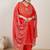 Plus Size Printed Mirror Work Pure Cotton Kurta with Trousers & With Dupatta