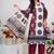 Women Floral Printed Regular Thread Work Pure Cotton Kurta with Trousers & With Dupatta
