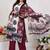 Women Floral Printed Regular Thread Work Pure Cotton Kurta with Trousers & With Dupatta