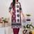 Women Floral Printed Regular Thread Work Pure Cotton Kurta with Trousers & With Dupatta