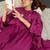 Floral Embroidered Thread Work Pure Cotton Kurta With Trousers & Dupatta