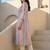Women Printed Regular Beads and Stones Pure Cotton Kurta with Trousers