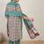 Plus Size Multi Printed A-Line Kurta Trousers With Dupatta Set