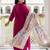 Women Regular Thread Work Kurta with Trousers & With Dupatta