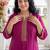 Women Regular Thread Work Kurta with Trousers & With Dupatta