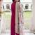 Women Regular Thread Work Kurta with Trousers & With Dupatta